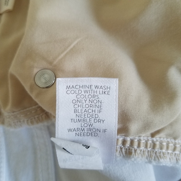 J.JILL Denim Authentic Fit Slim Ankle White Jeans Size 16 - Picture 10 of 13